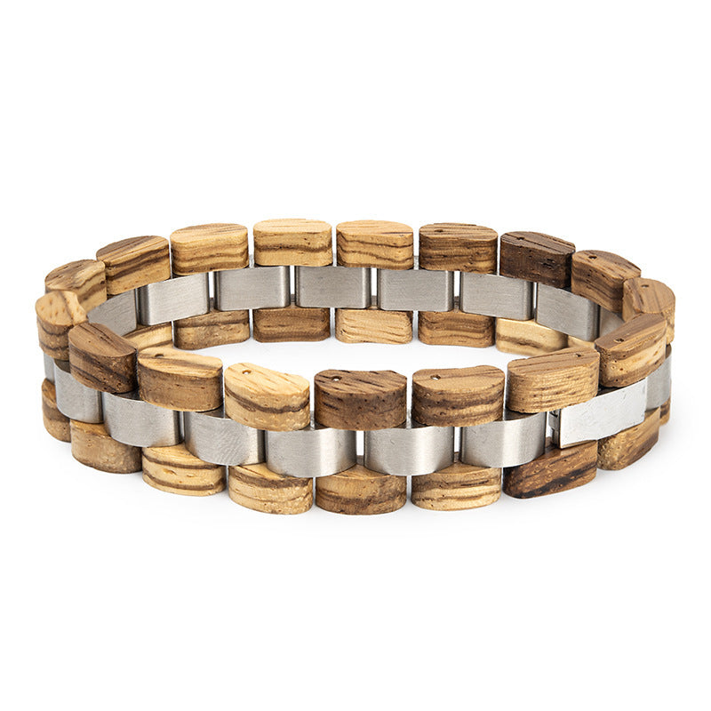 Trendy Retro Wooden Bracelet For Men