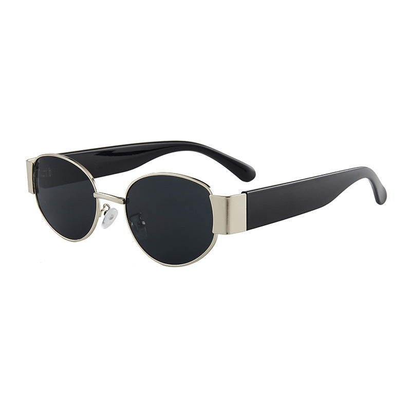 Trendy Luxury Small Frame Round Sunglasses For Men