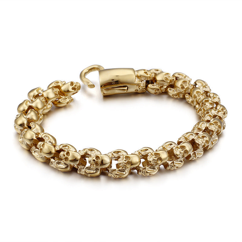 Korean And Japanese Style Skeleton Bracelet For Men