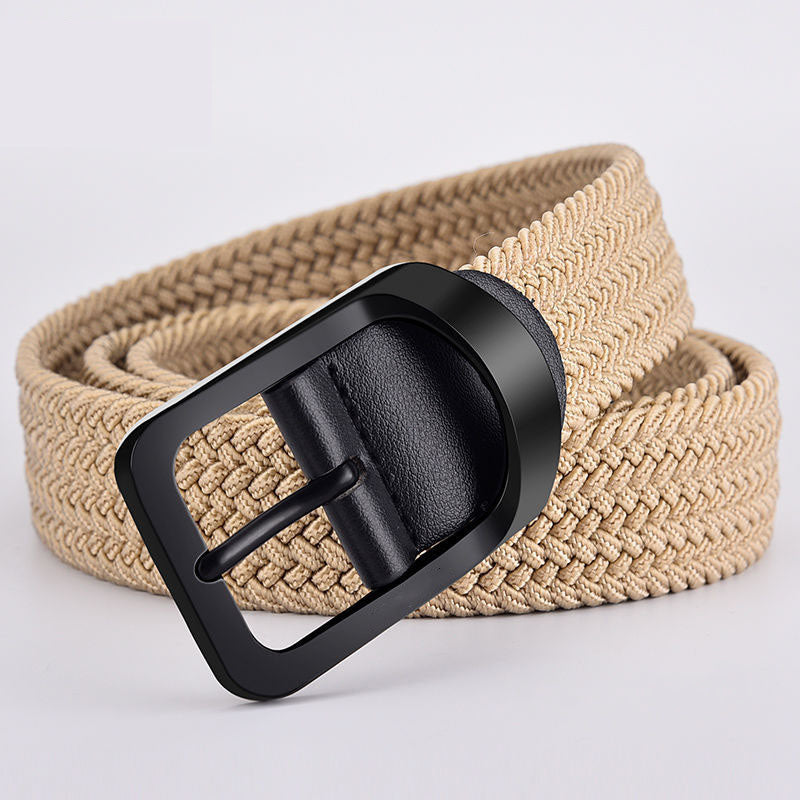 Casual Woven Canvas Belt For Men