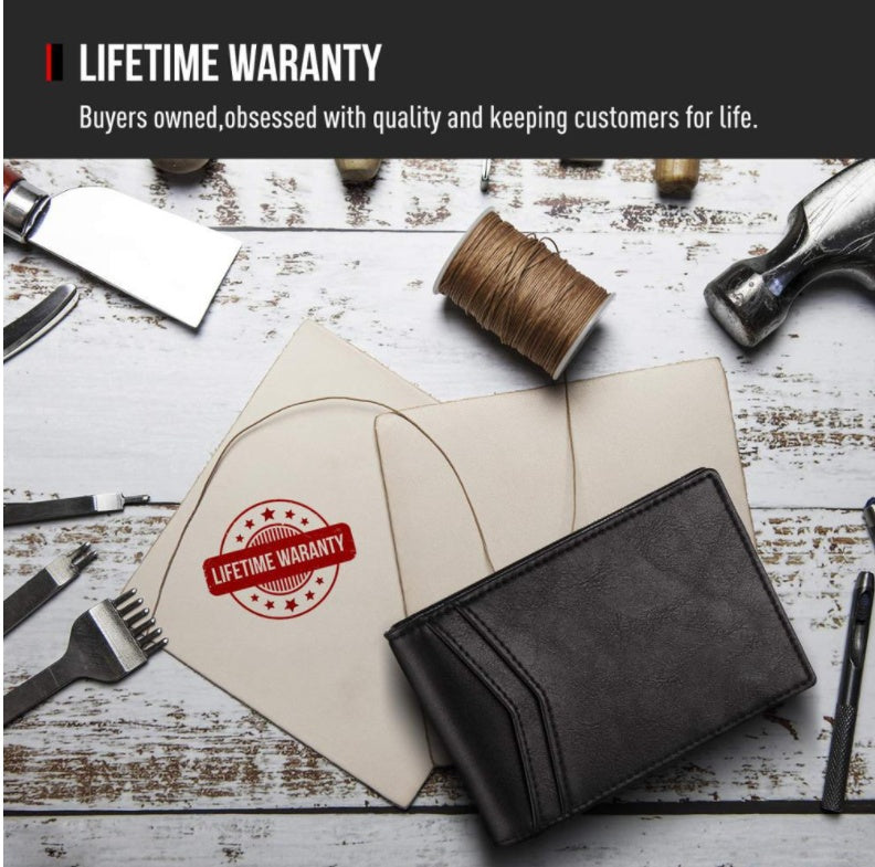 Thinnest Two Fold Cowhide Leather Wallet For Men