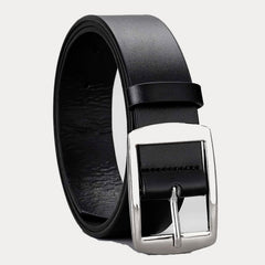 All-matching Men's Belt Pin Buckle Microfiber Eyelet