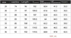 Corduroy Straight High Waist Casual Pants Men