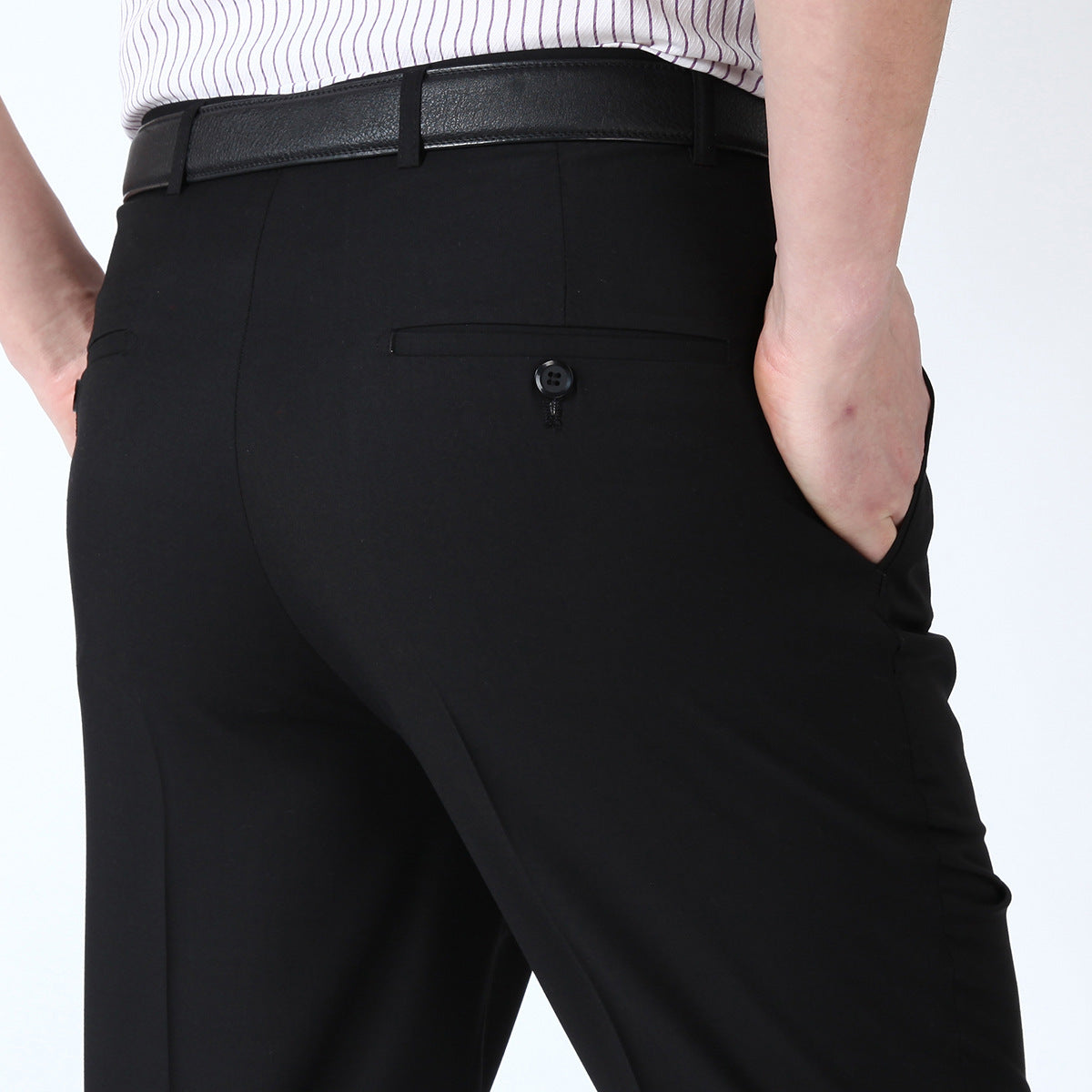 Men's Thin Business Formal Wear Casual Suit Pants