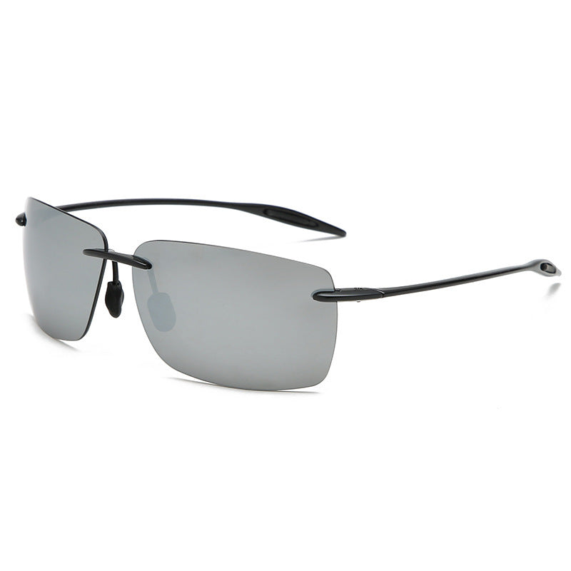 Light Rimless Sunglasses For Men
