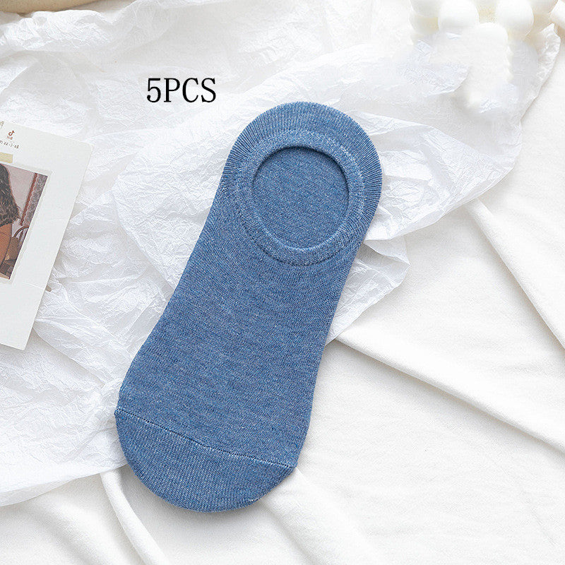 Men's Anti-Friction Absorbent Toe Socks Spring Invisible Socks