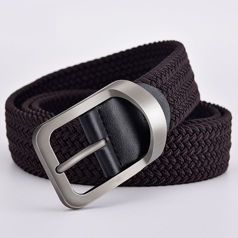 Casual Woven Canvas Belt For Men