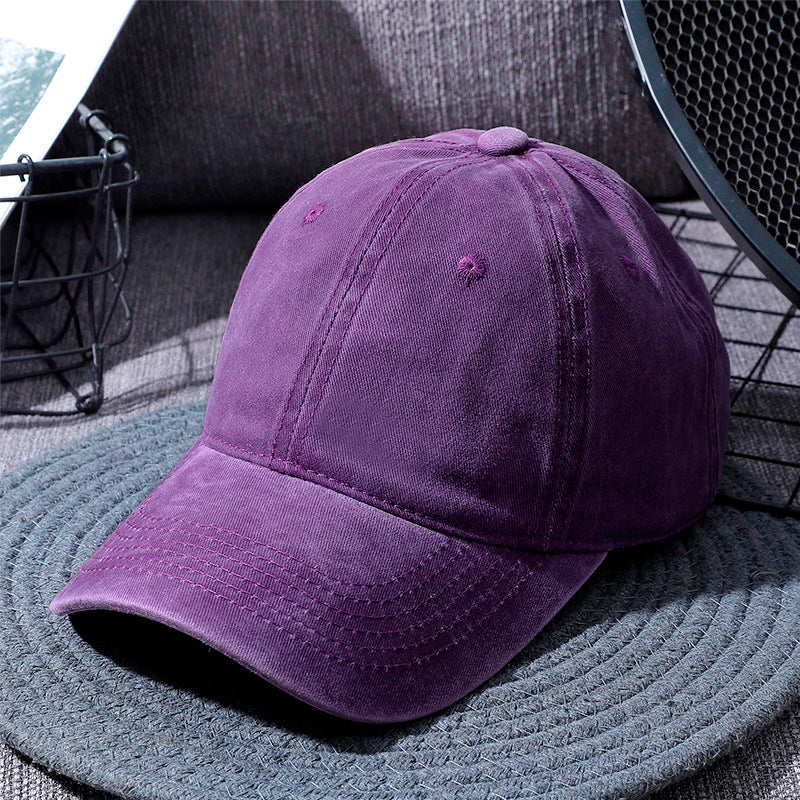 Plain Baseball Cap For Men And Women Outdoor Distressed Sun Hat