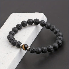 Fashion Volcanic Rock Bracelet For Men