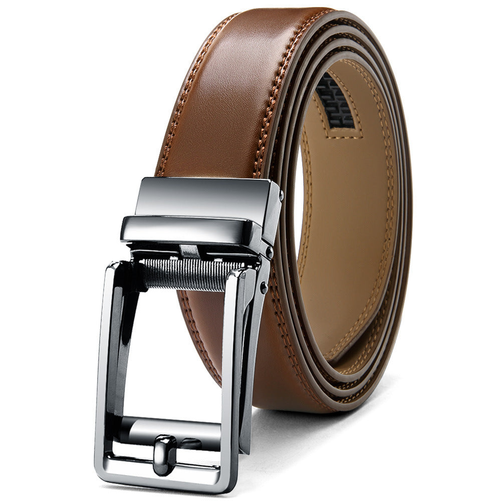 Anti-pull Alloy Automatic Buckle Belt For Men