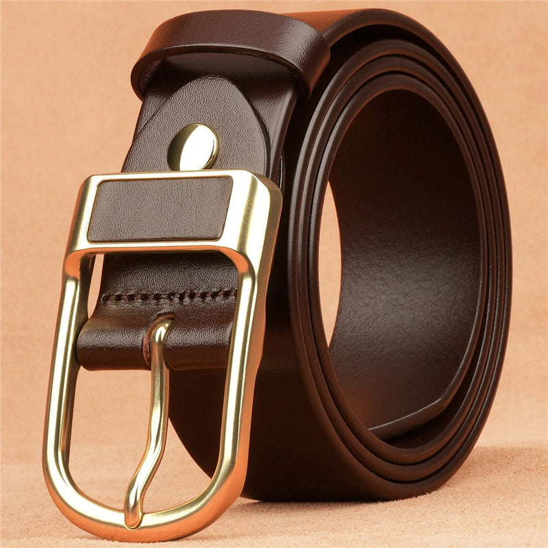 Men's Business Casual Retro Pin Buckle Belt