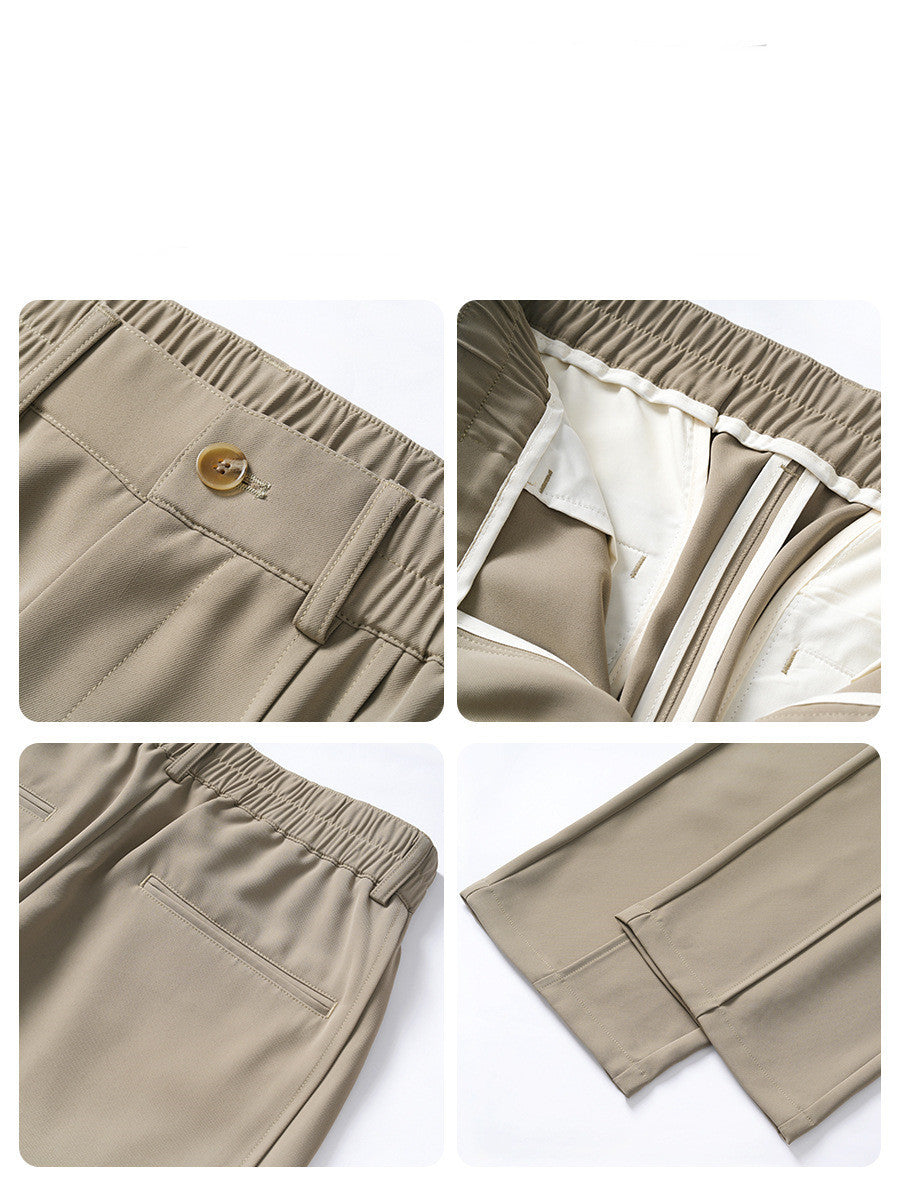 Trendy Solid Color Casual Pants Men