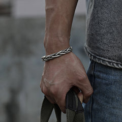 Copper Silver-Plated Bracelet For Men