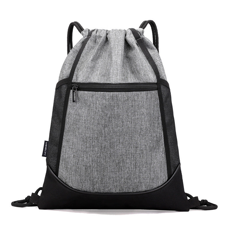 Waterproof Oxford Cloth Drawstring Bag Backpack For Men