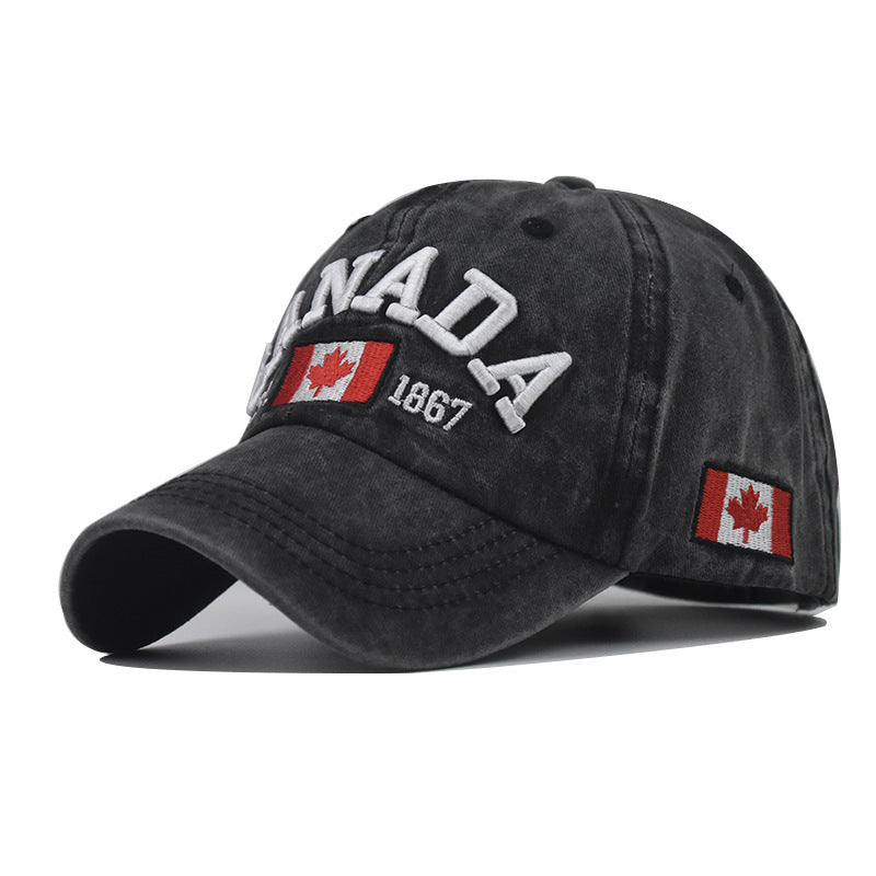 Canadian Flag Baseball Cap – Unisex Outdoor Sports Hat