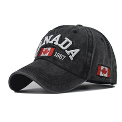 Canadian Flag Baseball Cap – Unisex Outdoor Sports Hat