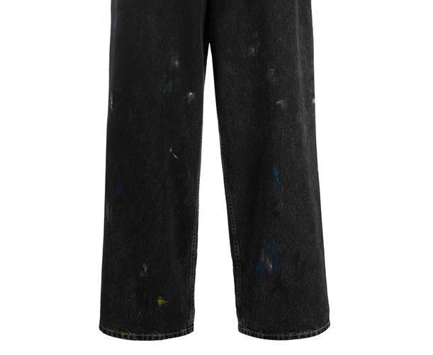 Splash Ink Paint Spots Loose Cargo Pants Men