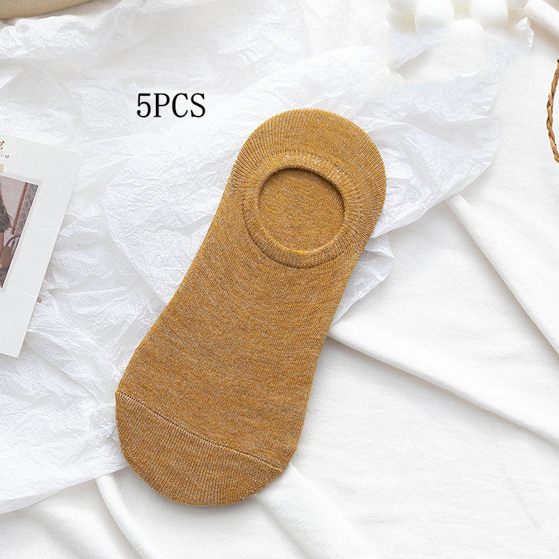 Men's Anti-Friction Absorbent Toe Socks Spring Invisible Socks