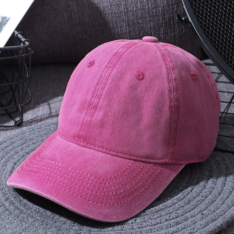 Plain Baseball Cap For Men And Women Outdoor Distressed Sun Hat