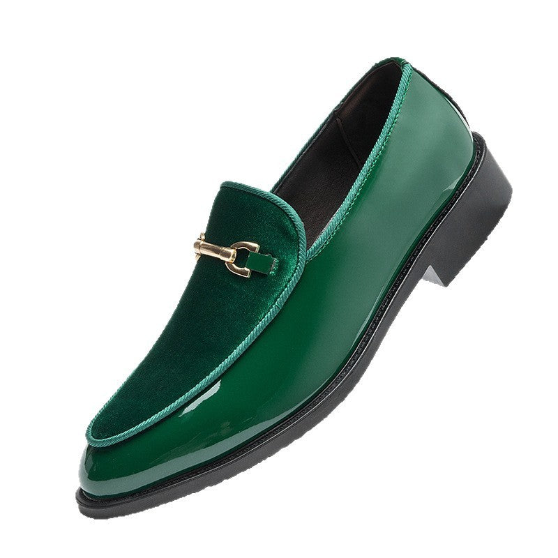 Men’s Patent Leather Shiny Dress Shoes – Lightweight & Versatile Formal Style