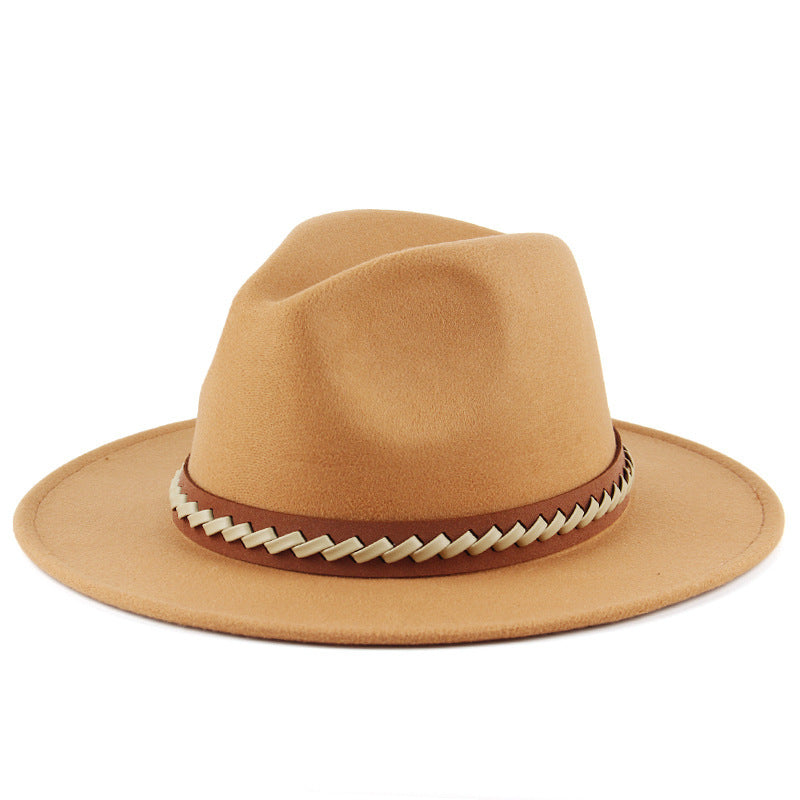 Autumn And Winter Felt Hat Men's British Style Fashion