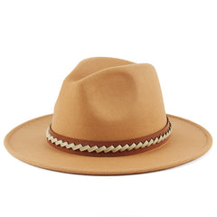 Autumn And Winter Felt Hat Men's British Style Fashion