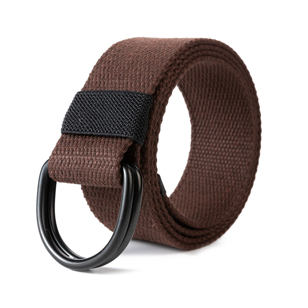 Double Ring Buckle Belt For Men