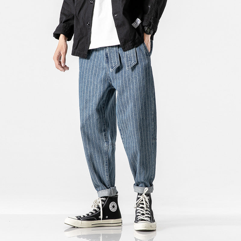 Japanese Style Large Size Men's Jeans