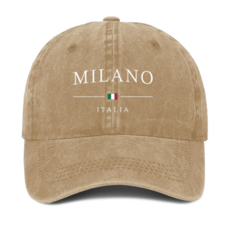 Printed Baseball Cap Vintage Casual Sun-Proof Hot Soft Top Fashion