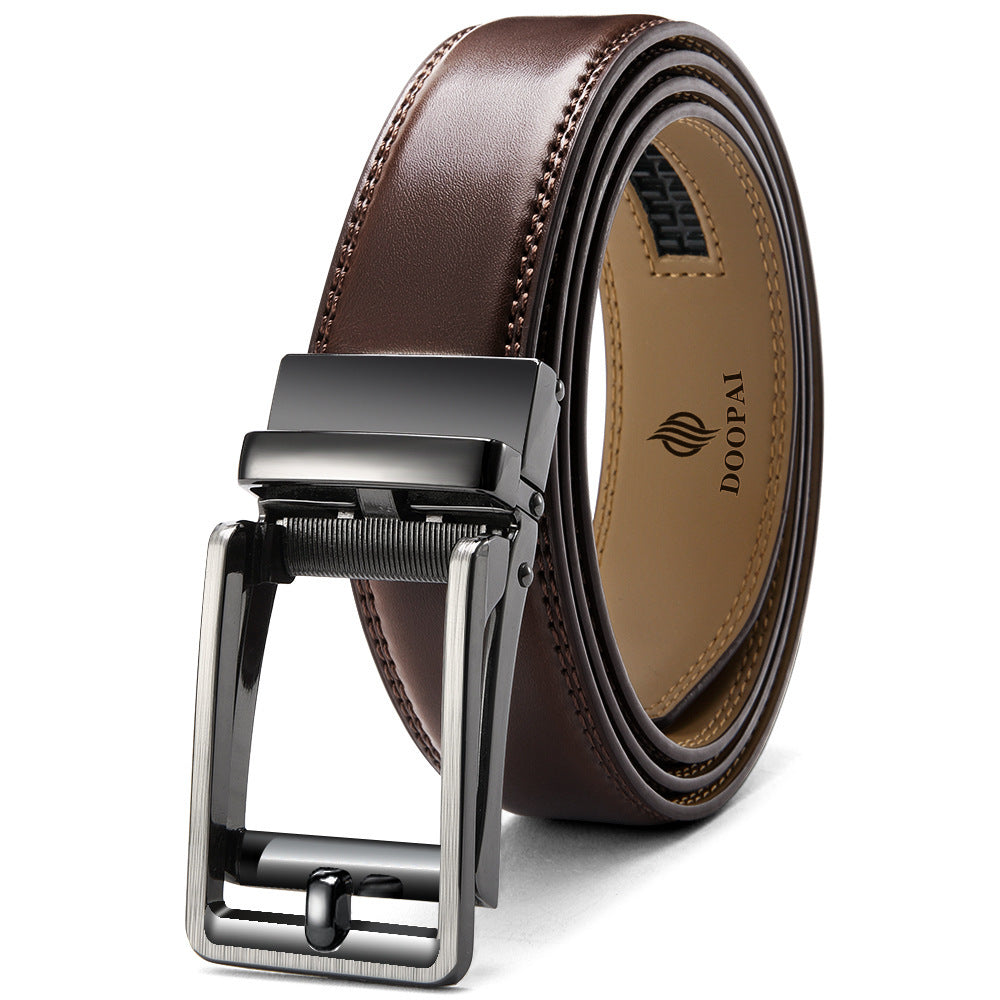 Anti-pull Alloy Automatic Buckle Belt For Men