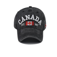Canadian Flag Baseball Cap – Unisex Outdoor Sports Hat